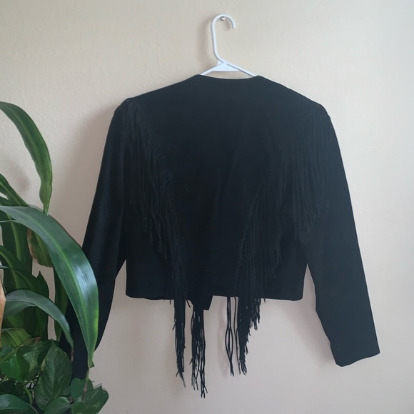 Scully Western Style Fringe Jacket - Picture 2 of 4